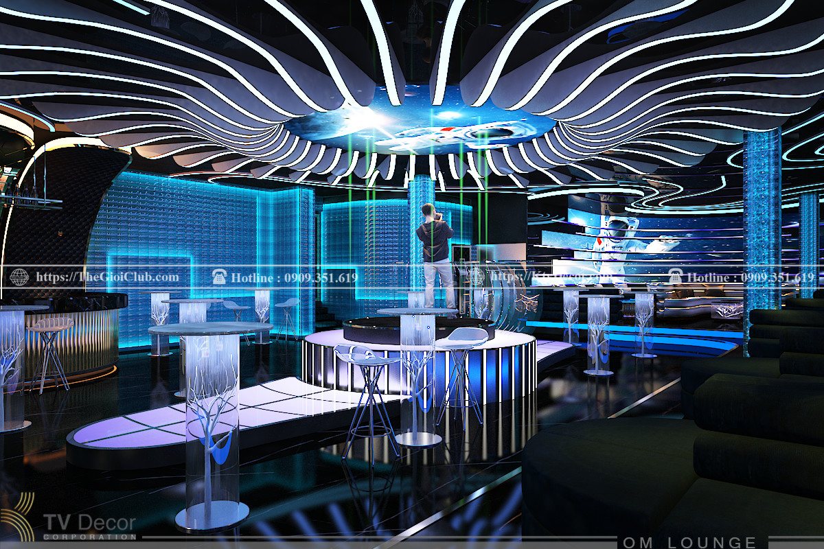 Thiết kế trang trí nội thất Lounge ấn tượng tại TPHCM 1666
