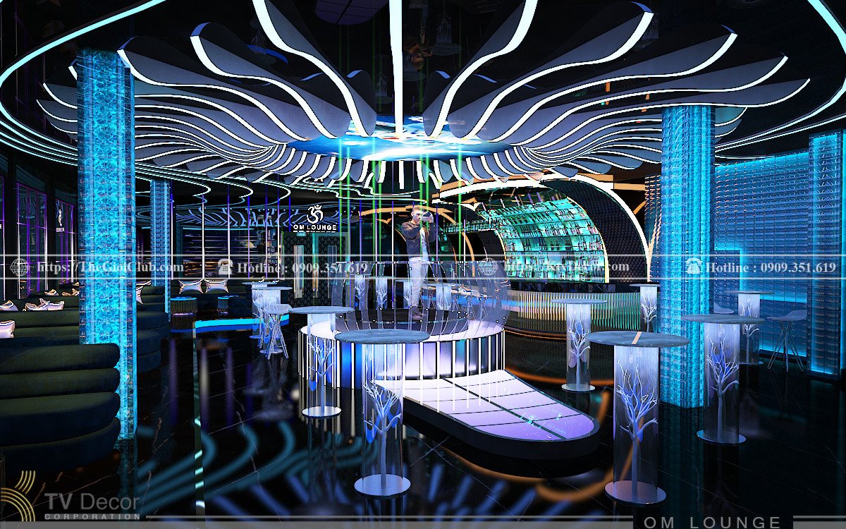 Thiết kế trang trí nội thất Lounge ấn tượng tại TPHCM 2