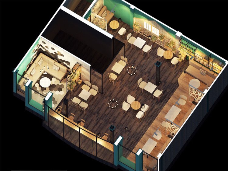 thiết kế quán cafe tại Thủ Dầu Một Bình Dương 13