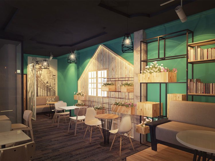 thiết kế quán cafe tại Thủ Dầu Một Bình Dương 23