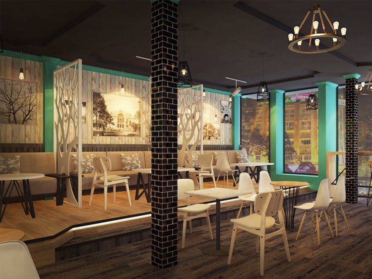 thiết kế quán cafe tại Thủ Dầu Một Bình Dương 25