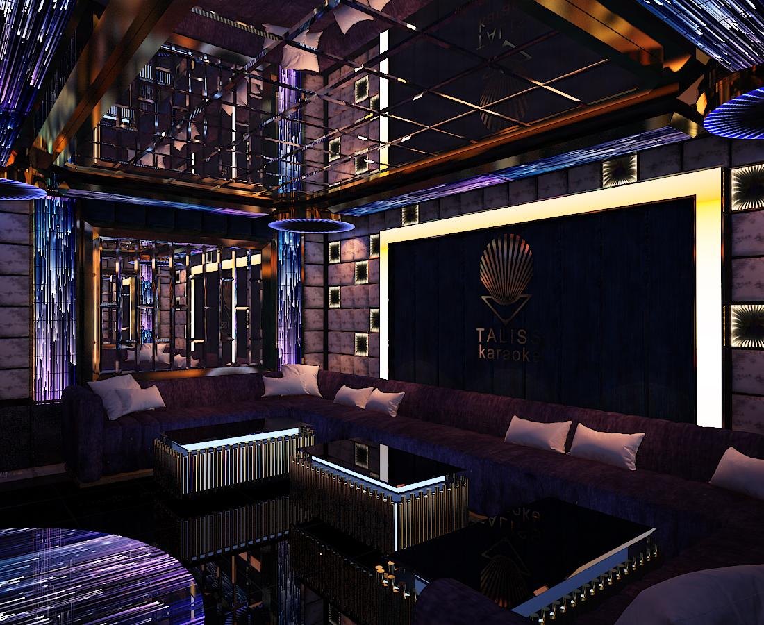 Mẫu thiết kế phòng karaoke đơn giản sang trọng 4