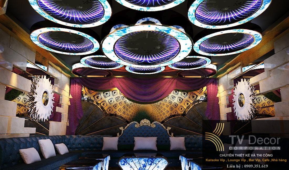Thiết kế nội thất phòng karaoke trọn gói KTV01 2
