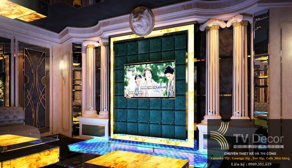 Thiết kế và thi công nội thất phòng karaoke giá rẻ 2