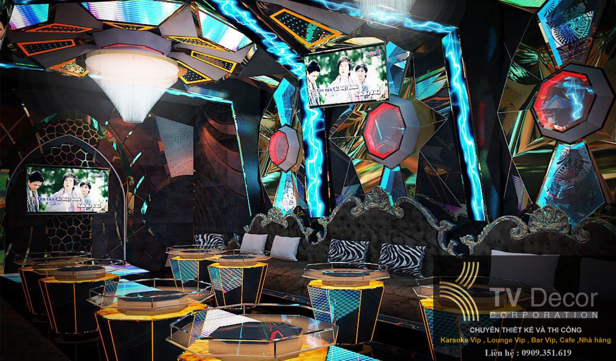 Mẫu phòng karaoke phong cách hiện đại giá rẻ bình dân 1
