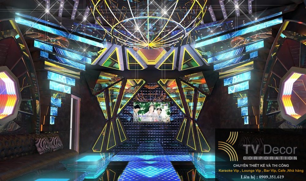 Thiết kế phòng karaoke hiện đại nổi bật 1