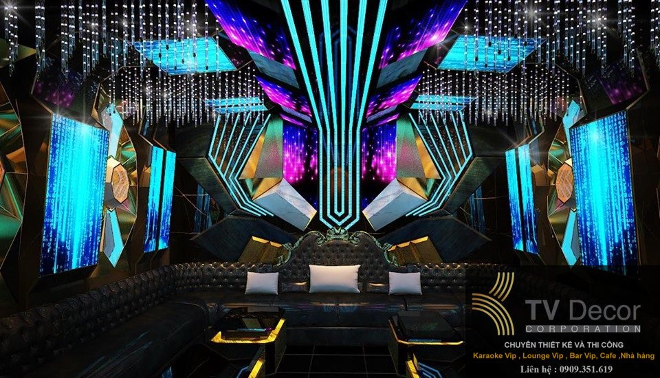 Thiết kế karaoke kinh doanh phong cách hiện đại 2