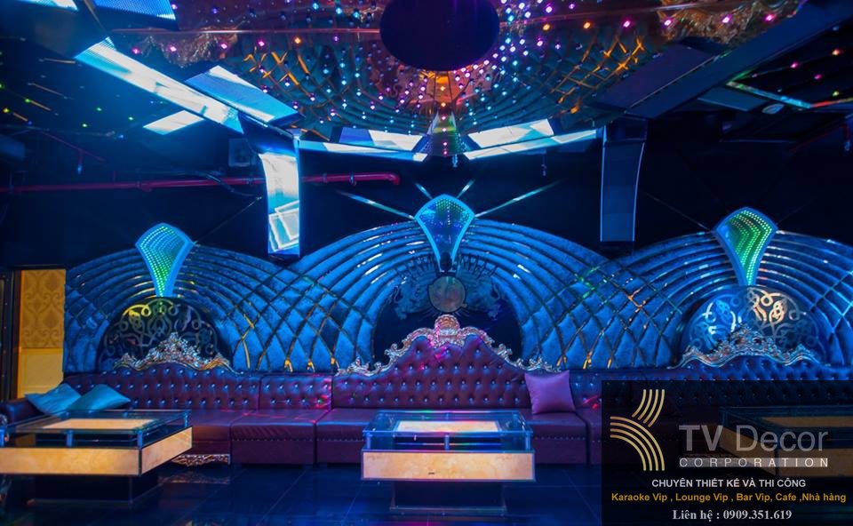 Thiết kế karaoke kinh doanh phong cách hiện đại sôi động 1