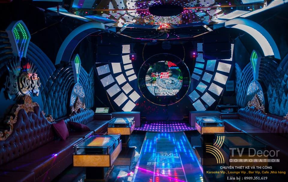 Thiết kế karaoke kinh doanh phong cách hiện đại sôi động 4