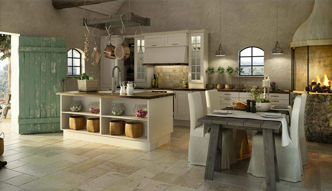 thiết kế nhà bếp hiện đại