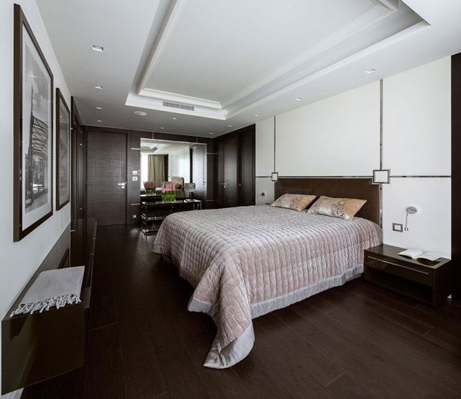 phòng ngủ chung cư hiện đại