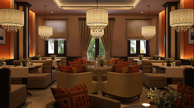 nội thất quán cafe