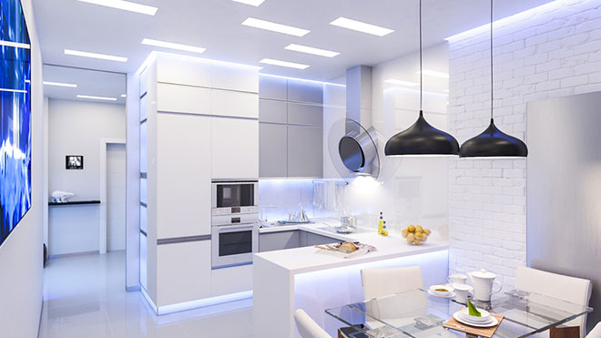 thiết kế nội thất phòng bếp