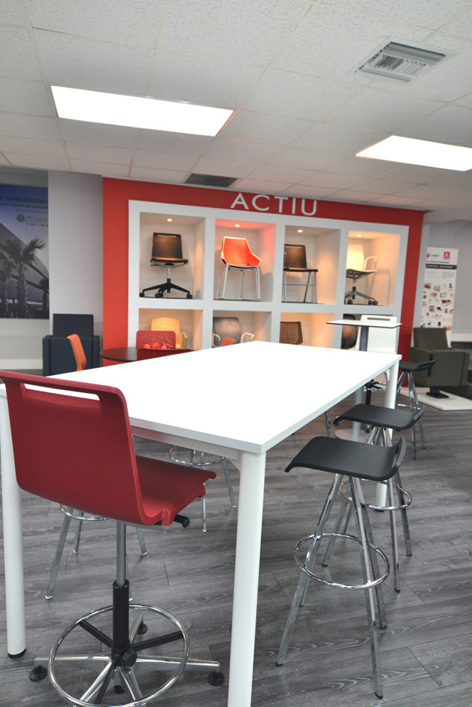 trang trí showroom