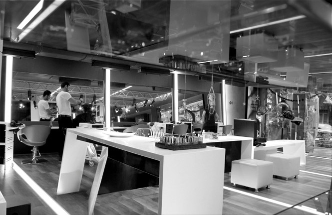 thiết kế salon tóc,thi công salon tóc,xay dung salon toc
