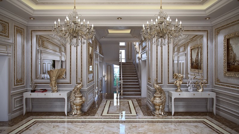 Ý tưởng thiết kế thi công nội thất biệt thự phong cách Pháp Louis,Thiết kế thi công,xây dựng nội thất biệt thự,biệt thự phong cách Pháp Louis,thi công nội thất 3