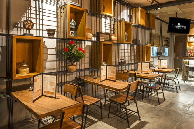 thiết kế nội thất quán cafe