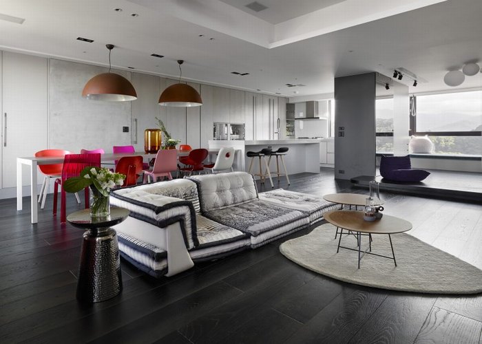 thiết kế ghế sofa nằm hiện đại