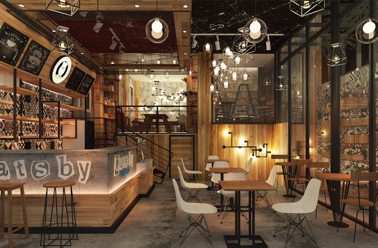 Thi cong noi that quan cafe