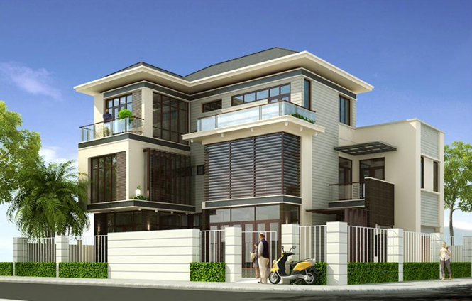 thiết kế kiến trúc biệt thự