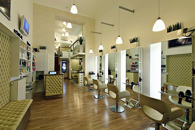 thiết kế salon tóc đẹp