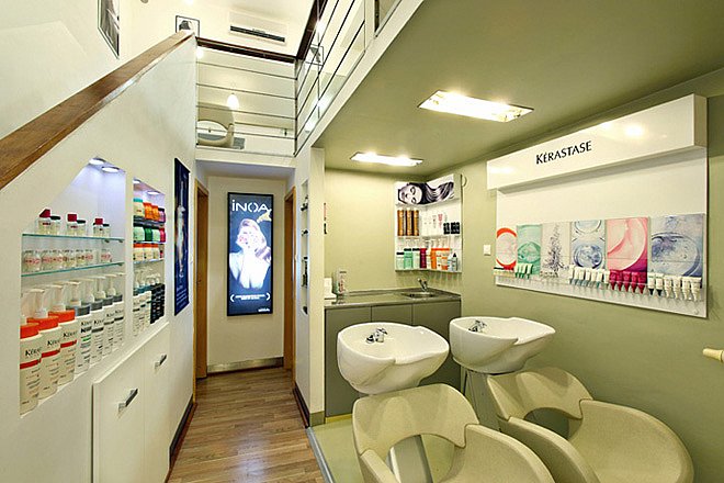 thi công salon tóc