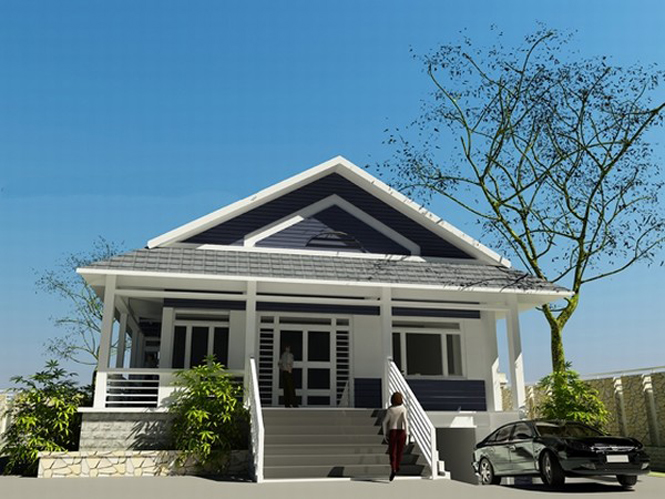 mẫu nhà cấp 4 nông thôn