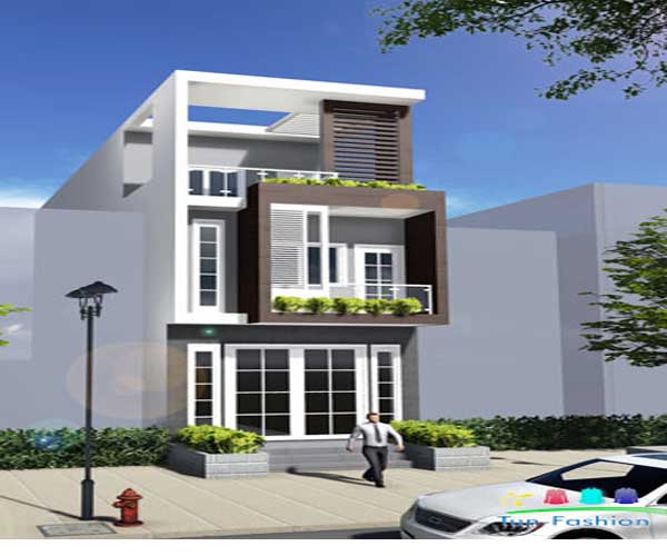 thiết kế nhà phố dạng ống,xây dựng nhà ống