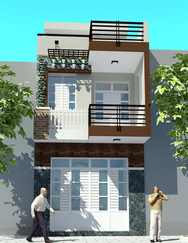 thiet ke nha ong,xây dựng nhà ống