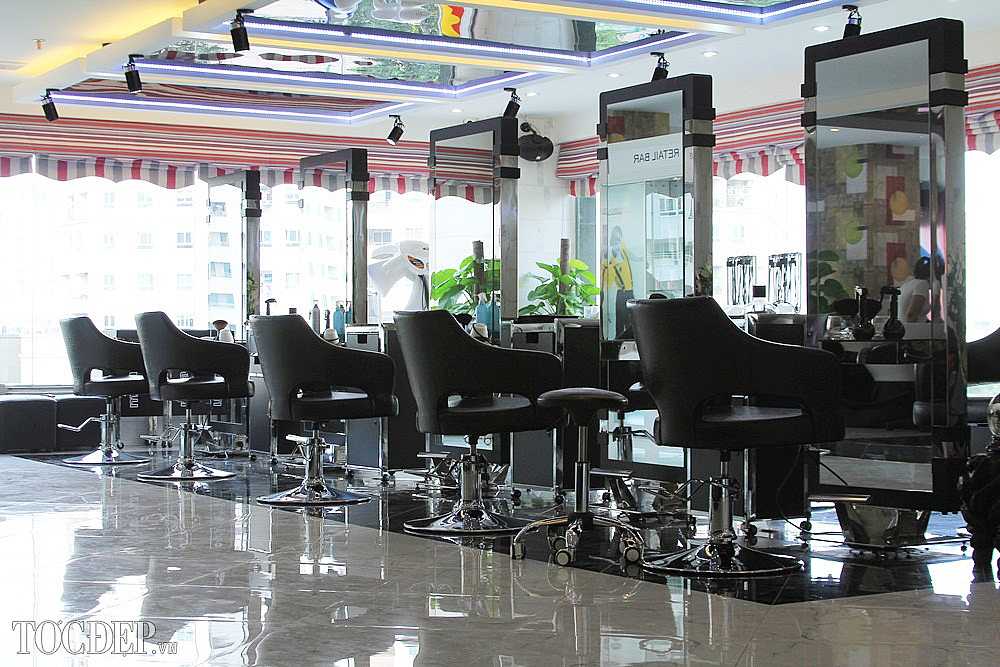 thiết kế salon tóc