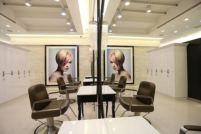 mẫu thiết kế salon tóc đẹp
