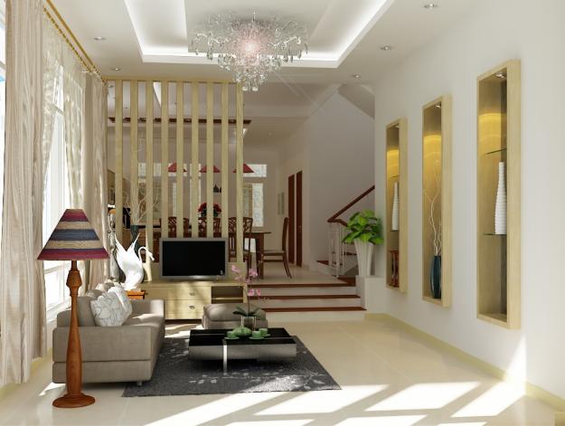 không gian nội thất phòng khách