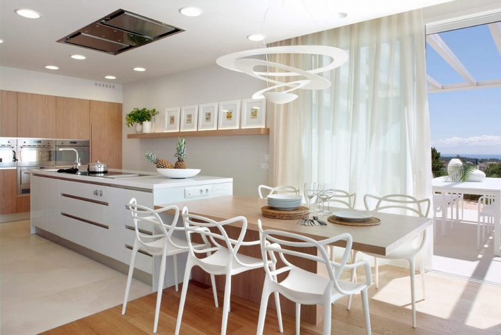thiết kế nhà bếp sang trọng hiện đại