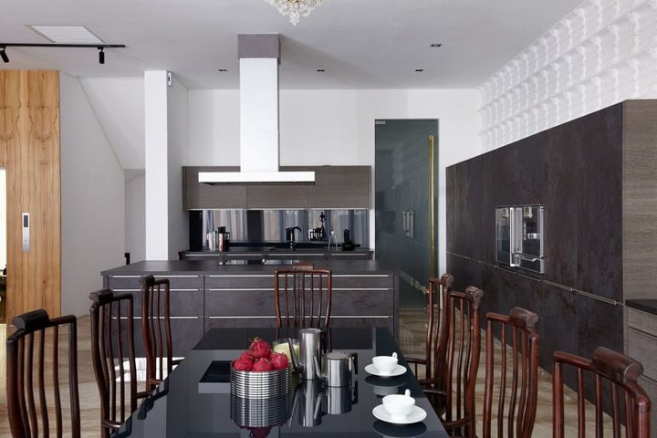 thiết kế kệ tủ đựng đồ nhà bếp hiện đại
