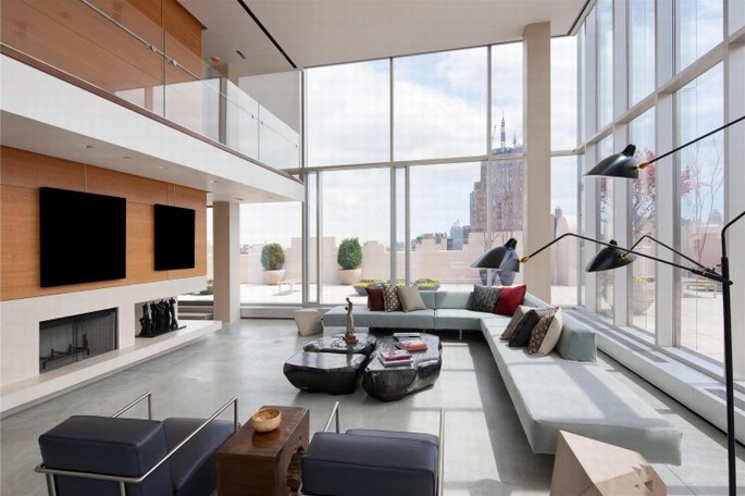Xây dựng nội thất phòng khách căn hộ Penthouse 10