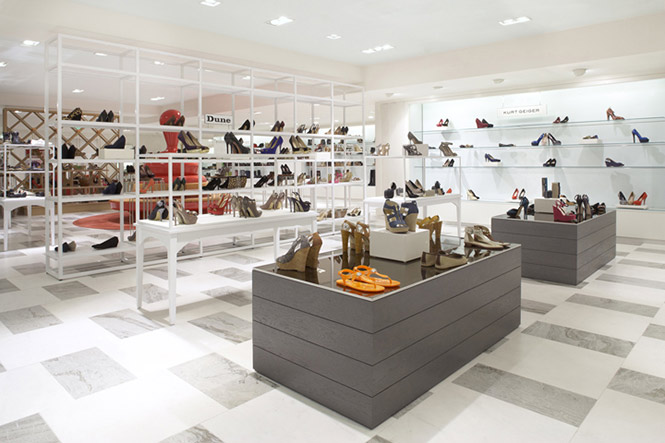 cửa hàng giày đẹp,thi cong shop giay hieu