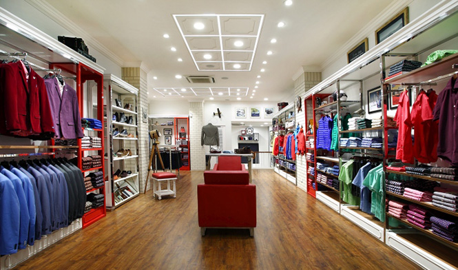không gian nội thất shop