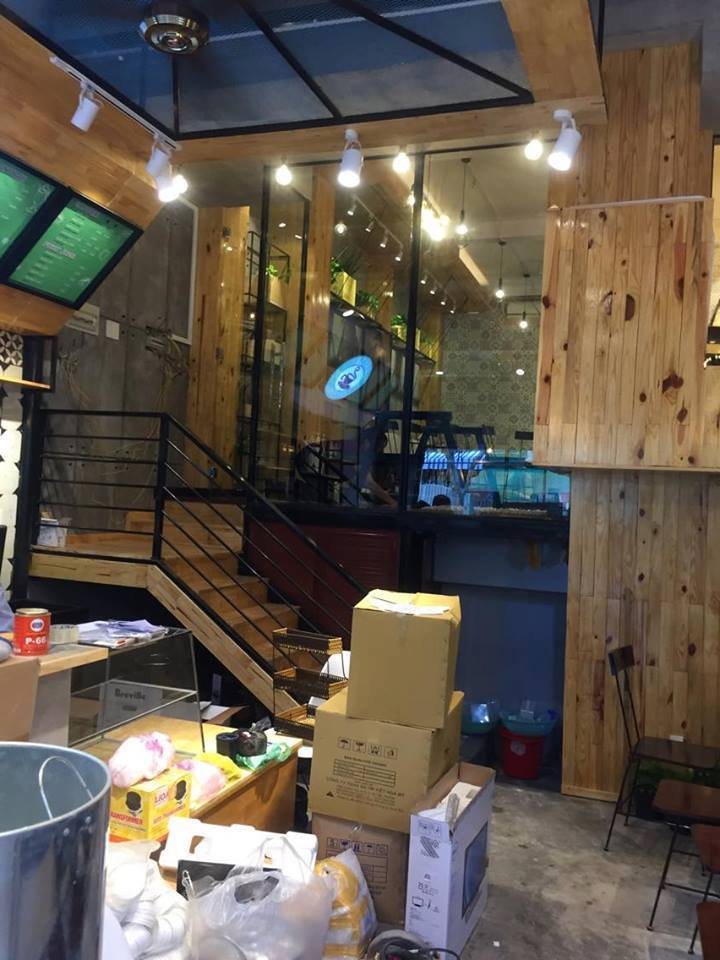 thiết kế thi công nội thất cafe trà sữa