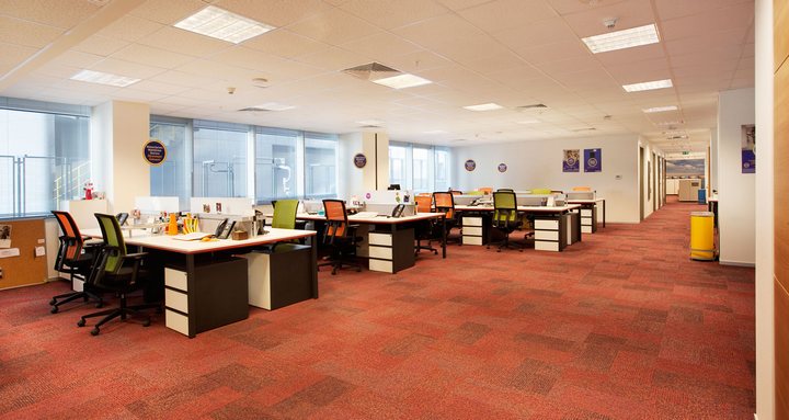 thiết kế nền văn phòng màu sắc nổi  bật