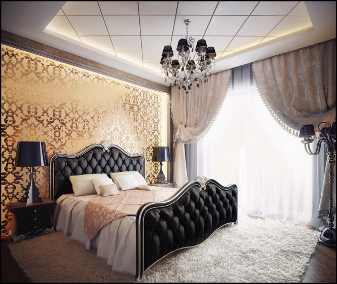 Thiết kế nội thất phòng ngủ biệt thự