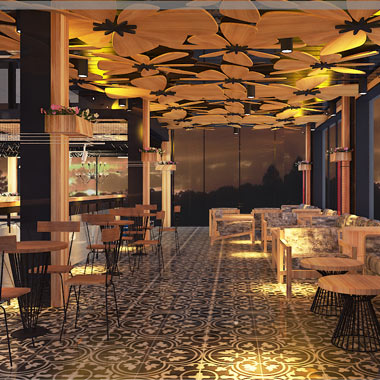 Dự án thiết kế thi công nội thất cafe coffee thi công tại đà lạt