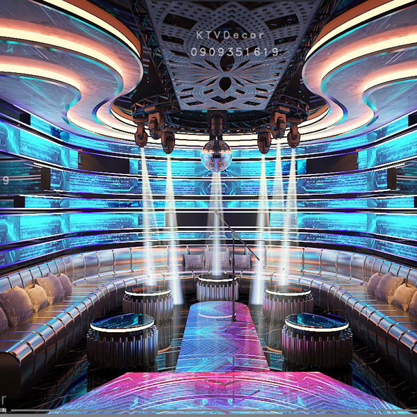 Mẫu phòng karaoke đẹp KTV402,Thi công karaoke tại Kiên Giang