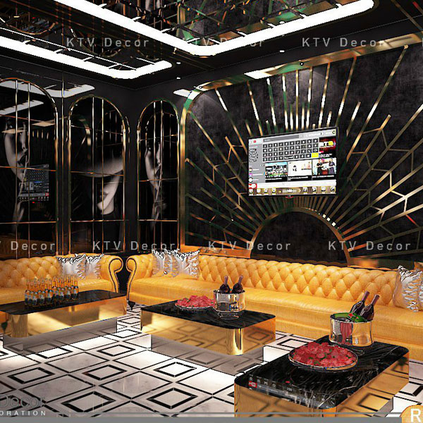 Mẫu phòng karaoke KTV405,Mẫu thiết kế phòng karaoke đẹp