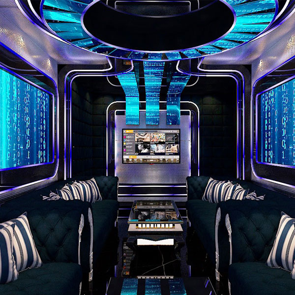 Mẫu thiết kế phòng karaoke đơn giản giá tốt tinh tế đẹp lung linh