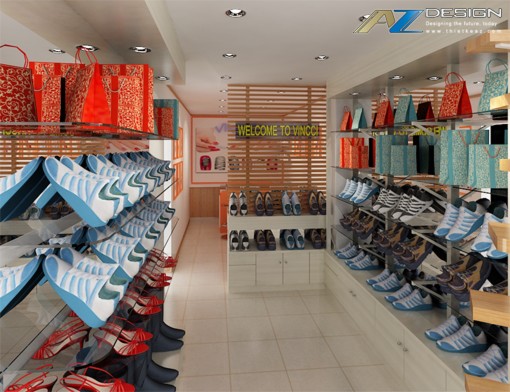 Thiết kế nội thất cửa hàng giá hot,thi công nội thất shop